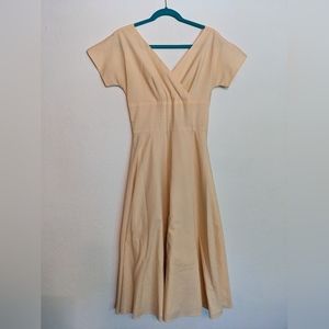 Stop Staring dress peach polkadot